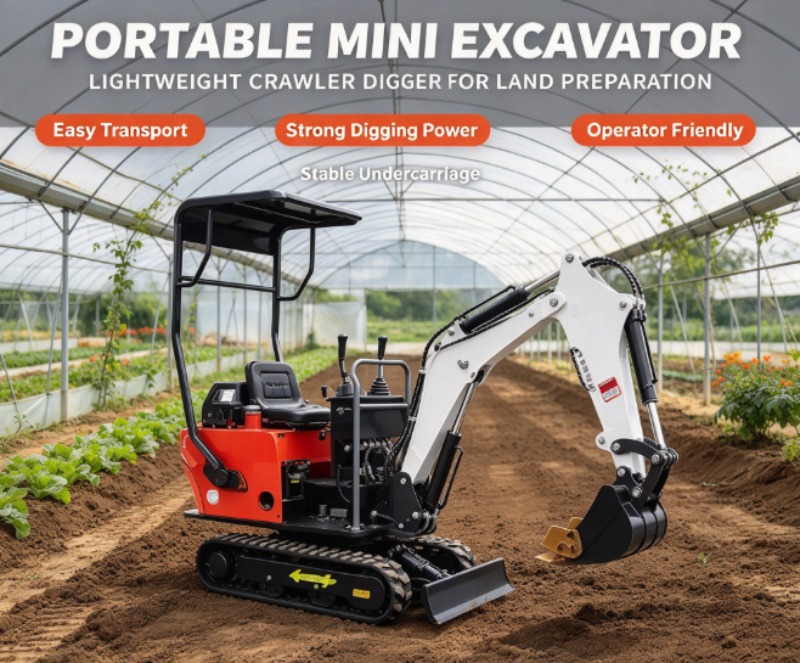 Farming Jobs - Mini Excavator New Chinese Micro Digger