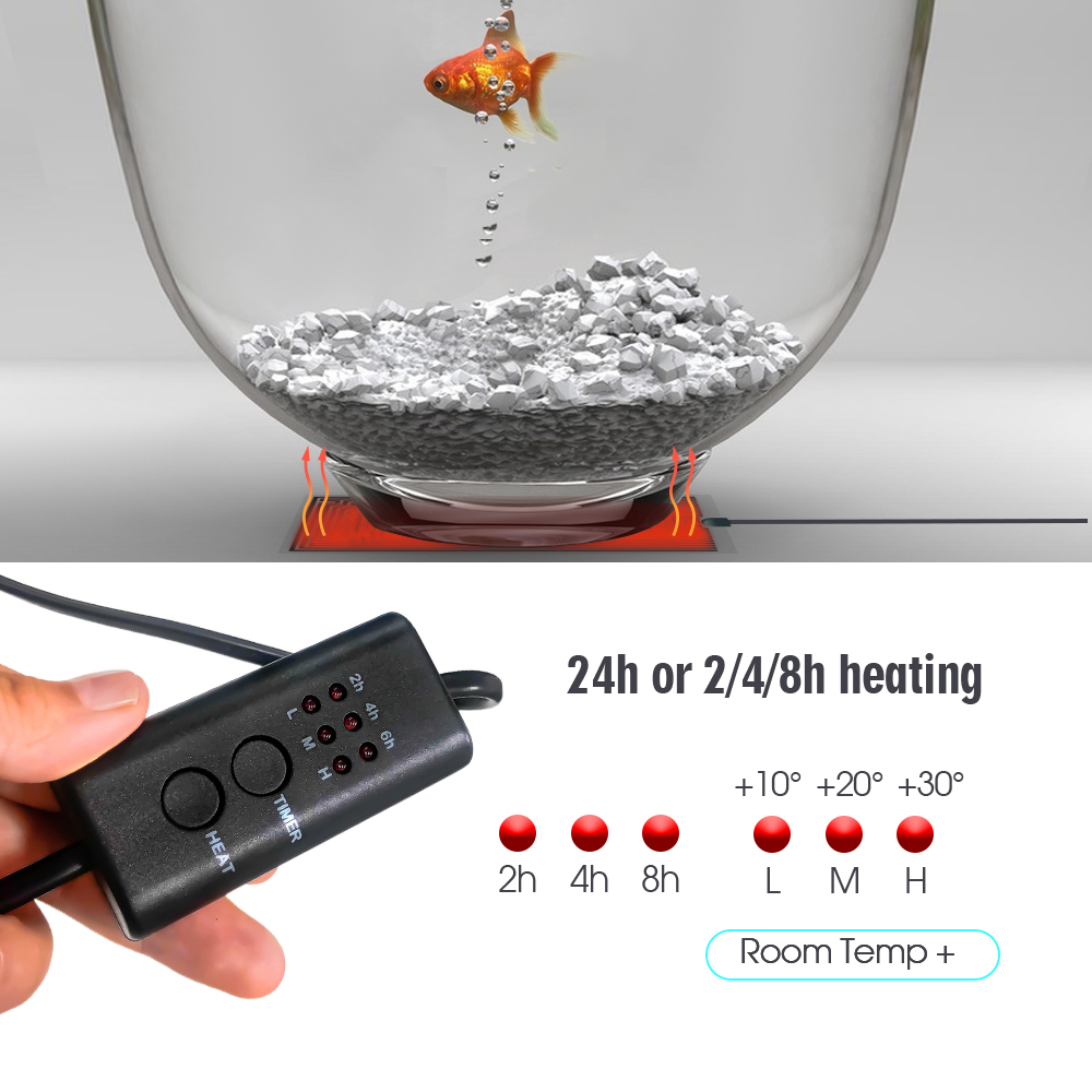 EU Plug 5-20W Reptiles Adjusta - đánh giá và giá Seedling Heat Mat